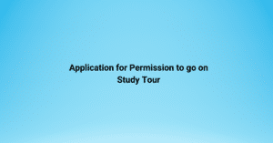 Study Tour Application