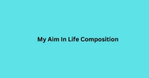 My Aim In Life Composition