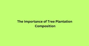 The Importance of Tree Plantation Composition