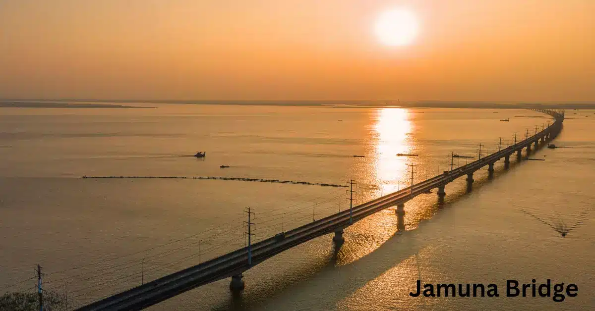 Jamuna Bridge in Bangladesh