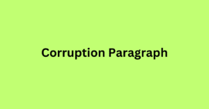 Corruption Paragraph